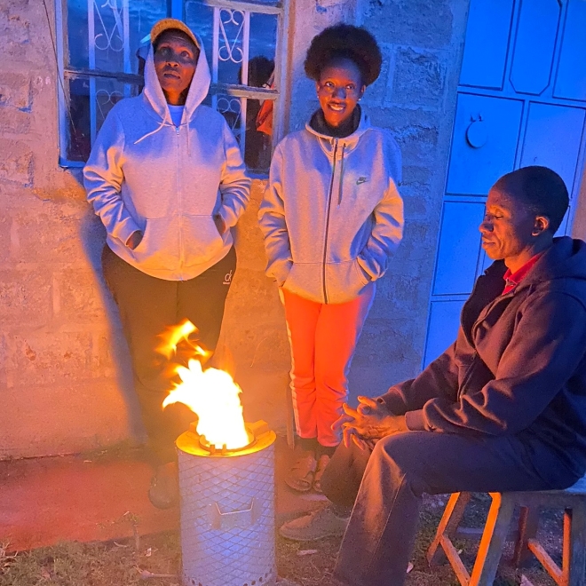 Sustainable wood burner